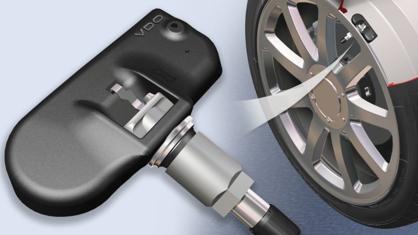System monitorujący TPMS (ang. Tyre Pressure Monitoring System)