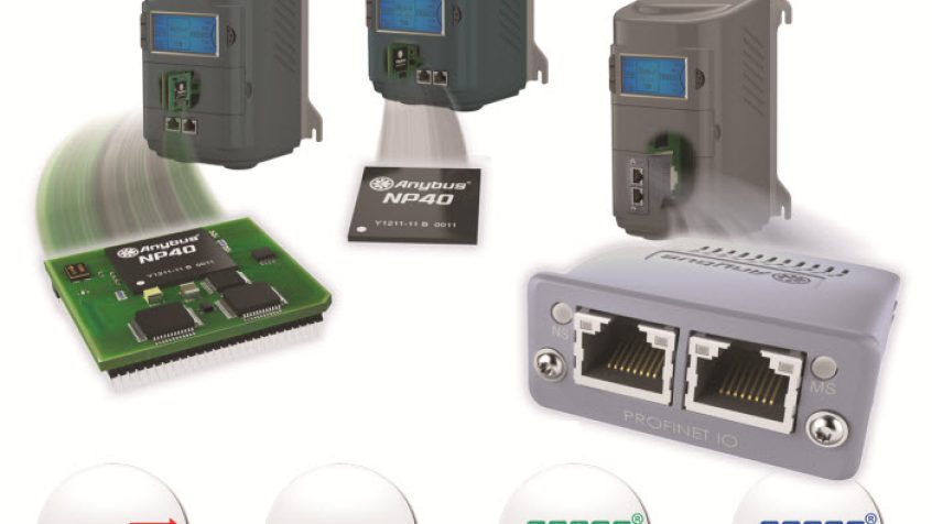 Szybka komunikacja sieciowa dla napędów i falowników z Anybus CompactCom