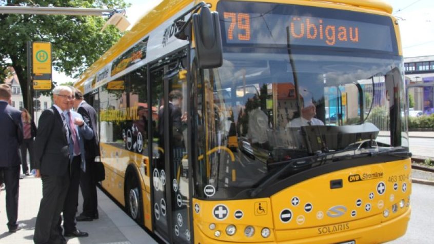 Elektryczny autobus Solaris Urbino 12 electric wyjechał na ulice Drezna