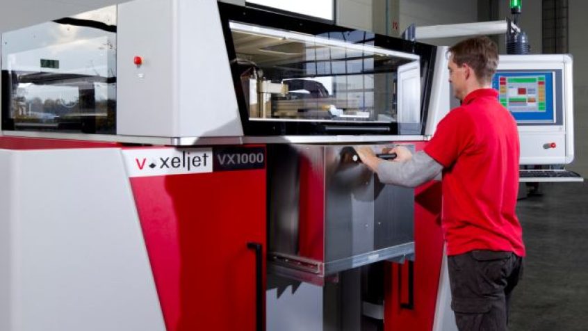 Voxeljet: trwała precyzja druku 3D w technice liniowej firmy Bosch Rexroth