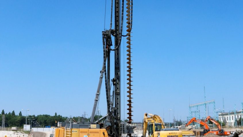 Palowanie pod płytę fundamentową kotłowni