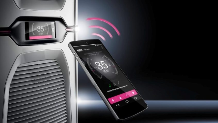 Interfejs NFC pozwala na łatwą konfigurację wielu klimatyzatorów za pomocą urządzeń mobilnych