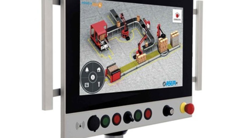 Montowany na ramieniu komputer panelowy z IP65