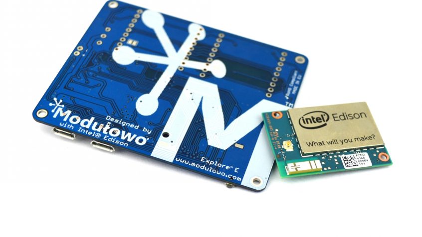 Zestaw rozwojowy Modulowo® Explore E™ dla platformy komputerowej Intel® Edison, kompatybilnej z Arduino® i Linux