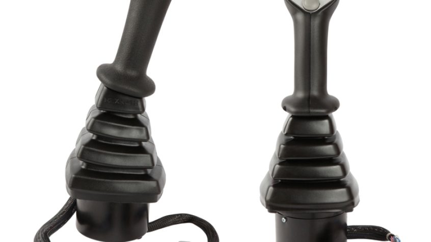 Elektroniczny joystick 4THEC5 SIL2 firmy Bosch Rexroth