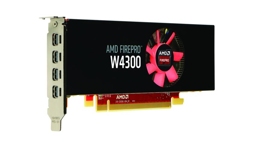 AMD FirePro™ W4300 będzie najwydajniejszą w branży niskoprofilową kartę graficzną do stacji roboczych w formacie SFF i Tower przeznaczoną do pracy z aplikacjami CAD