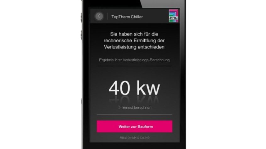 Nowa aplikacja Rittal Chiller App