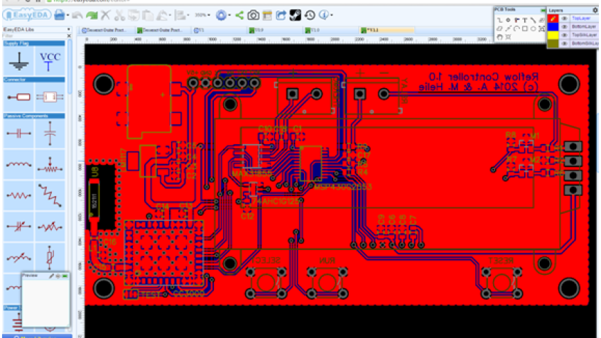 Oprogramowanie do symulacji układów elektronicznych i projektowania PCB - EasyEDA