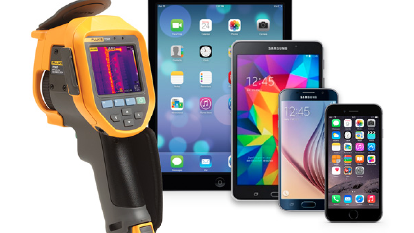 Fluke dodaje w promocji tablety i smartfony Apple i Samsung do kamer termowizyjnych
