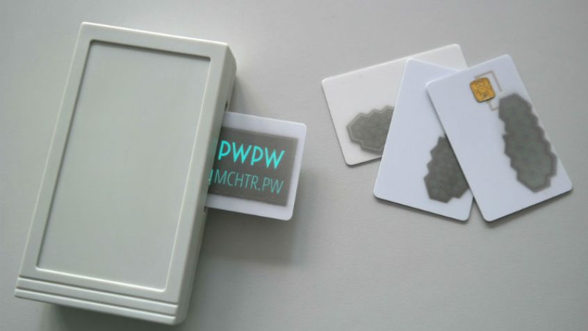 Demonstrator wykonany w ramach projektu Grafinks, który był realizowany w konsorcjum z PWPW S.A.