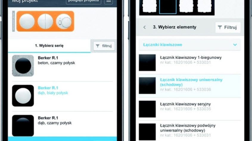 Konfigurator Berker by Hager teraz dostępny  jest także na urządzeniach mobilnych
