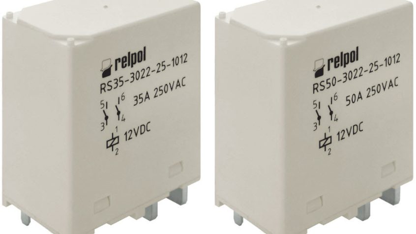 Przekaźniki RS35 i RS50 do systemów solarnych