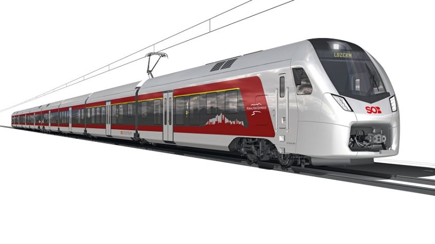 Technologia trakcyjna ABB już jest z powodzeniem stosowana w istniejących pociągach SOB wyprodukowanych przez Stadlera