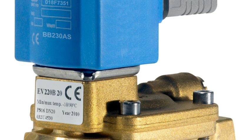 Elektrozawory Danfoss w programie Sankom
