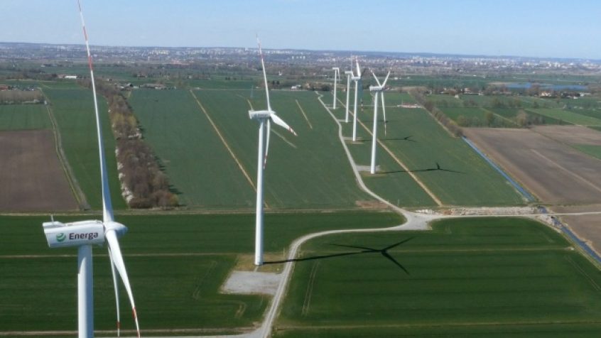 Farma wiatrowa Bystra, fot. Energa