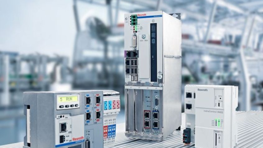 Połączenie z siecią oraz  zasoby umożliwiające maksymalne skrócenie czasu cyklu PLC i sterowania ruchem: wysokowydajny sprzęt do systemów sterowania ruchem firmy Bosch Rexroth. Nowa platforma sprzętowa firmy Bosch Rexroth spełnia wymagania w zakresie lepszej wymiany informacji i skrócenia czasu cyklu.