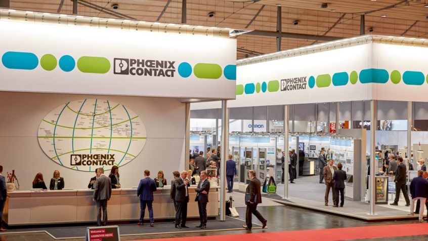 Stoisko Phoenix Contact na Hannover Messe 2017