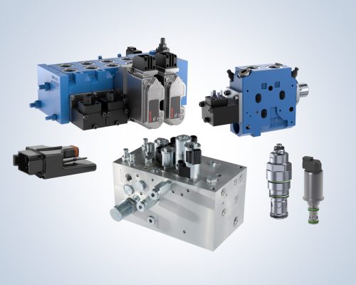Precyzja, wydajność i niezawodność dla maszyn mobilnych - portfolio rozwiązań Hydrauliki Kompaktowej (CH). (Źródło zdjęcia: Bosch Rexroth AG)